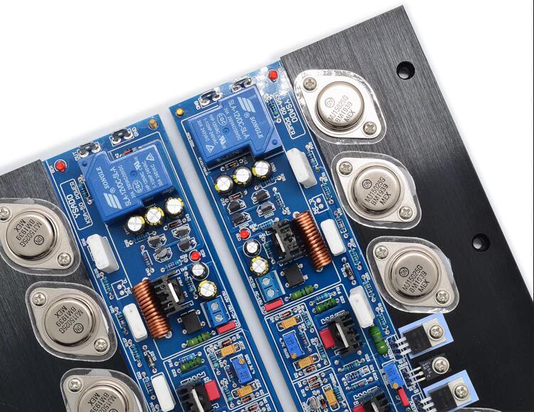 One pair KRELL FKSA50 HI-END ON MJ15024/15025 Power transistor +MJE15033/15032 Push transistor Class AB amplifier board 300W*2