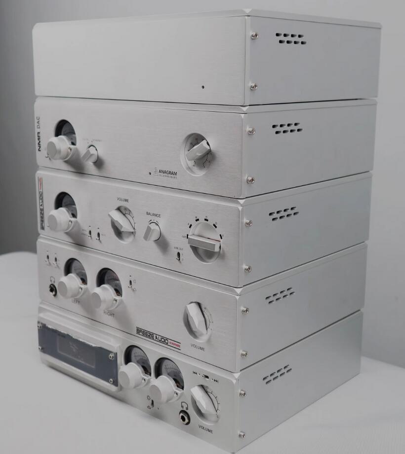 BZ3208N Swiss style Luxury precision all aluminum chassis Audio Hifi DIY amplifier Case preamp box
