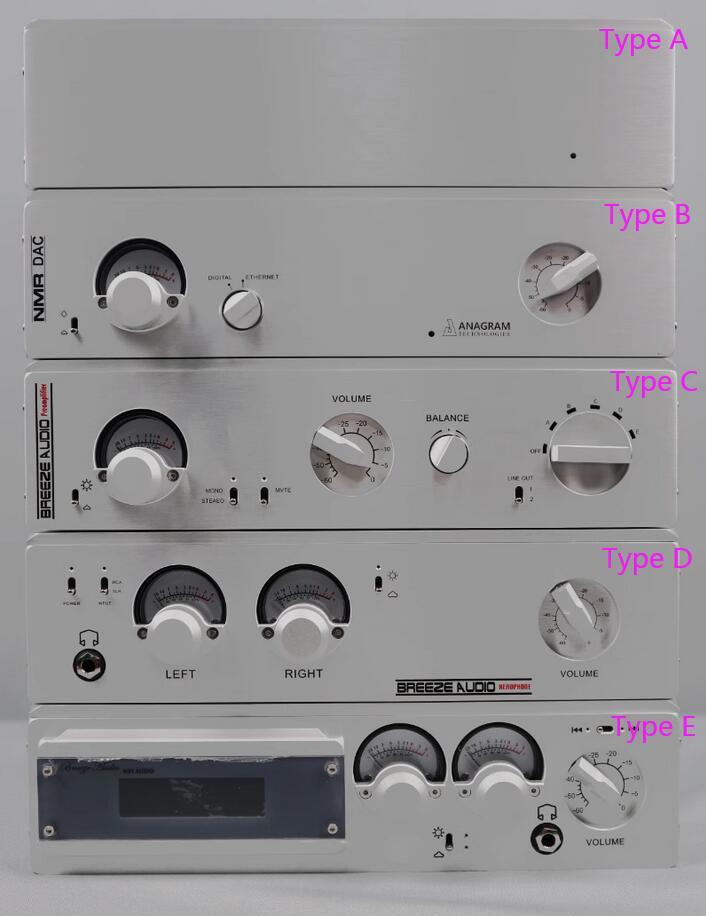 BZ3208N Swiss style Luxury precision all aluminum chassis Audio Hifi DIY amplifier Case preamp box