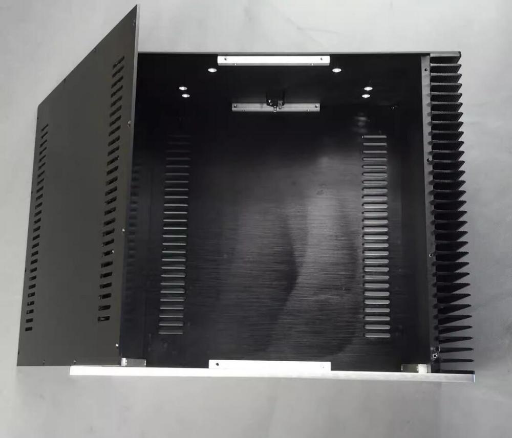 400 deep 4820 Whole heatsink Class A amplifier chassis DIY HiFi Audio Amp Case power supply box