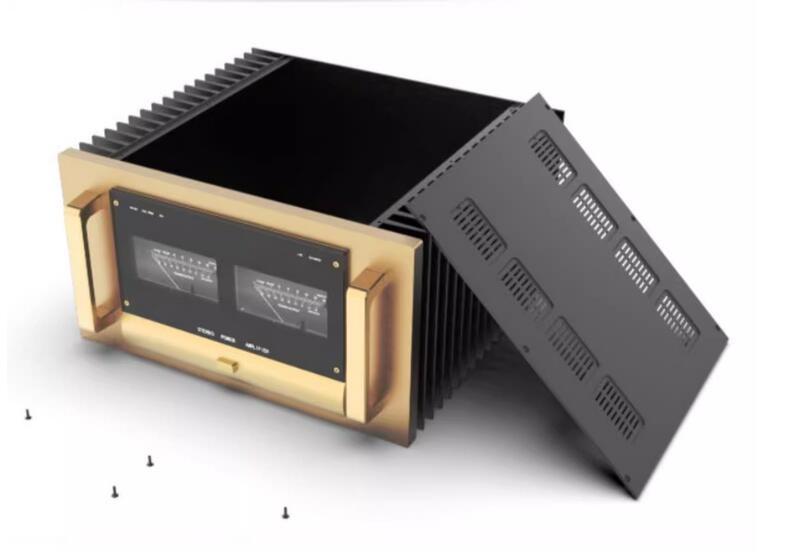 A65L All-Aluminum Audio Amplifier Chassis HiFi Class A Power Amp Large Case DIY Box