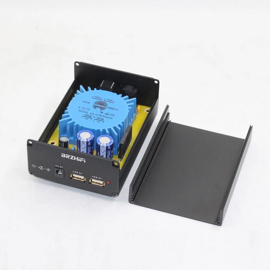 5V USB 15W DC port dual output linear power supply DC voltage regulator CAS XMOS raspberry