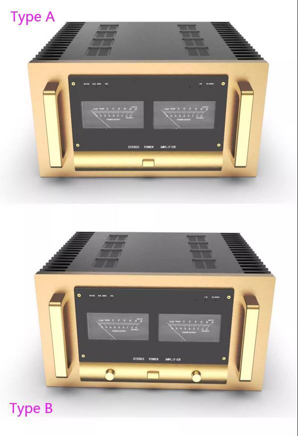 A65L All-Aluminum Audio Amplifier Chassis HiFi Class A Power Amp Large Case DIY Box