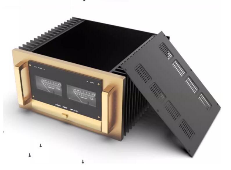 A65L All-Aluminum Audio Amplifier Chassis HiFi Class A Power Amp Large Case DIY Box