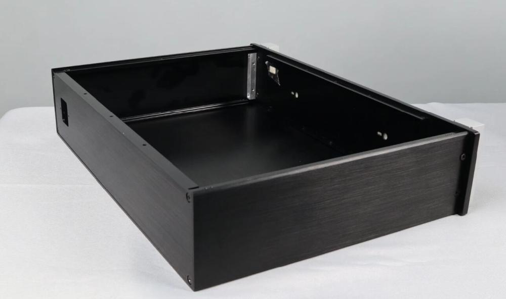 430*90 All-Aluminum Audio Amplifier Chassis hifi diy Preamp Case mcintosh Can install MCintosh circuits