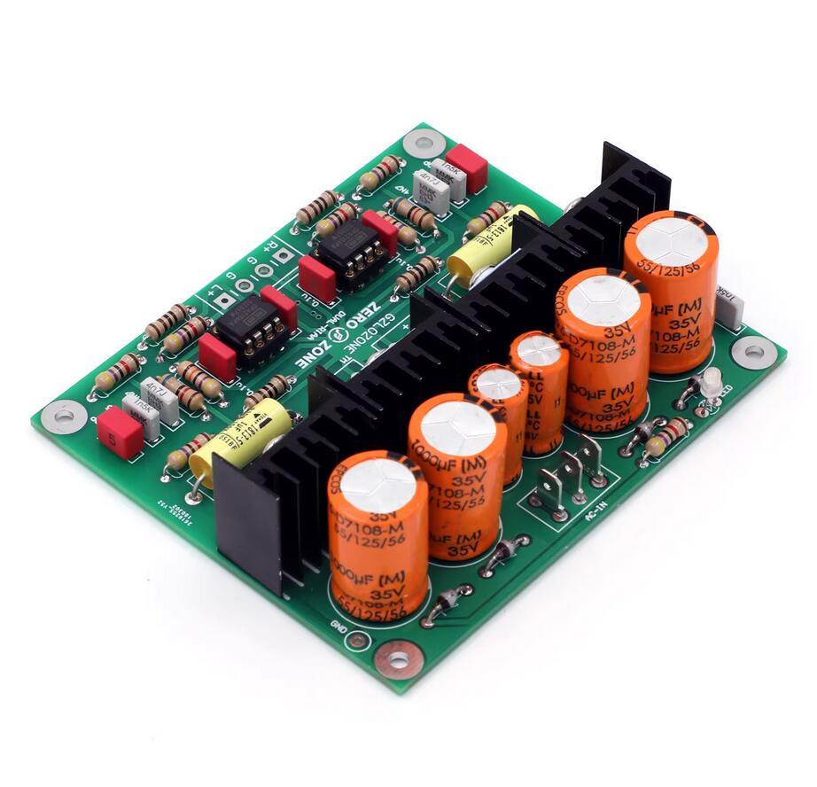 New DUAL-RIAA MM Phono Turntable Preamplifier Board MM LP Amp DIY PCB