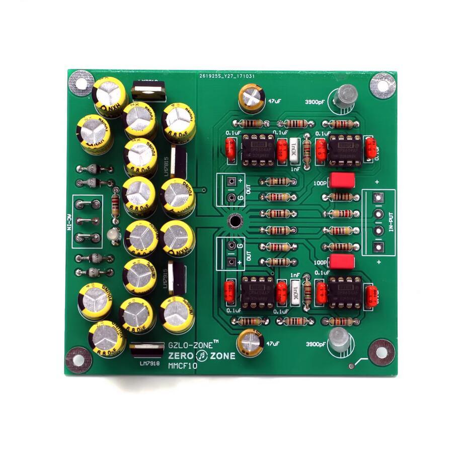 MMCF10 Hifi LP Phonograph MM RIAA Phono Preamplifier Board / Phono Amplifier PCB