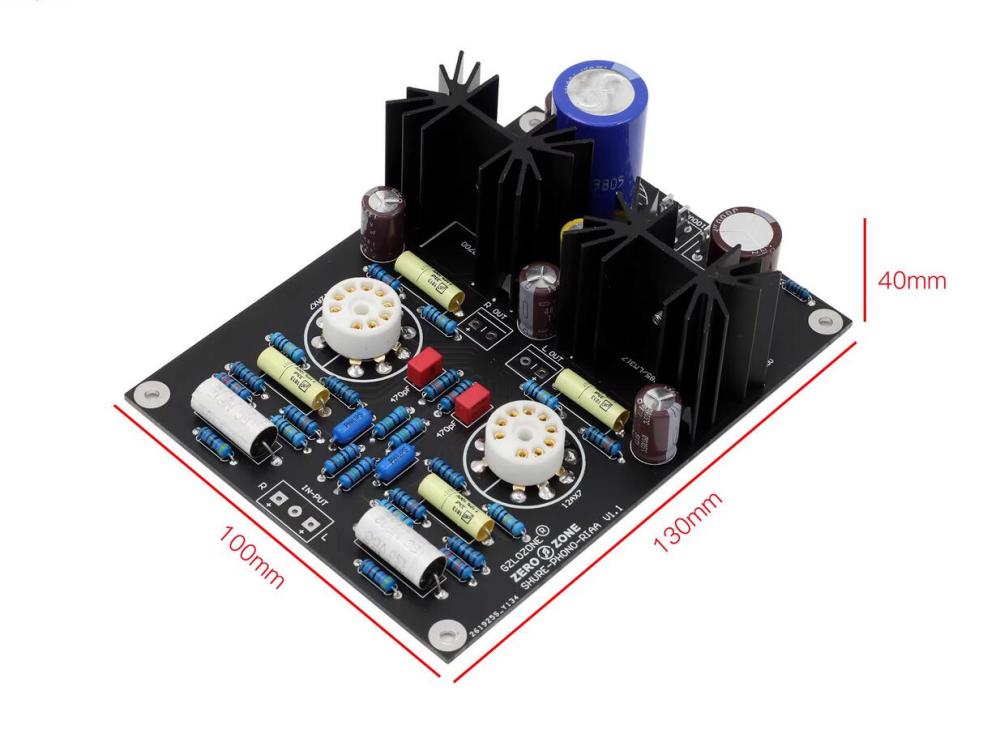 Refer to America  Shure M65 Circuit Tube Phono Amplifier Finished Board (MM Phono Amplifier)