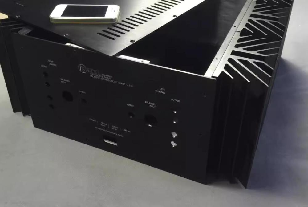 KRELL Full Aluminum Chassis DIY Amplifier Audio Shell Class A Case hifi Box Can install KSA250 circuit