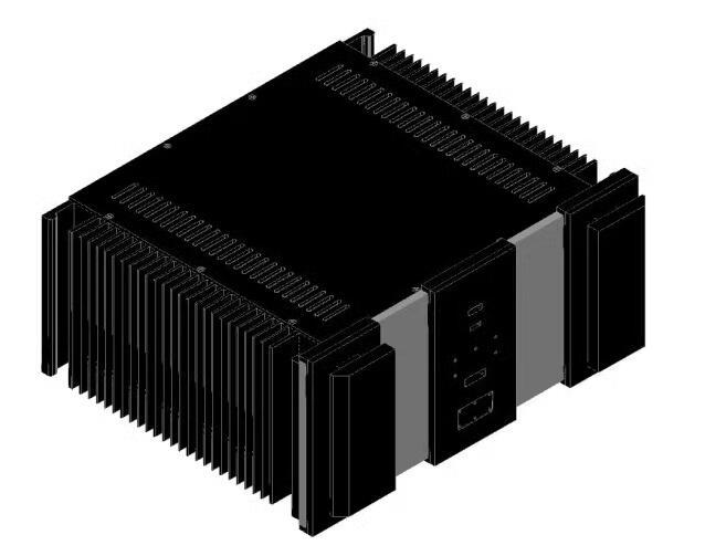 New Full Aluminum Chassis DIY Amplifier Audio Shell Class A Case Can install KSA50 circuit