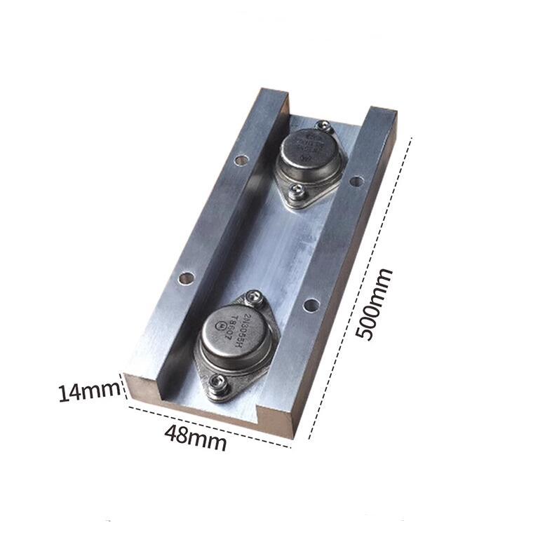 1PCS Grooved transistor aluminum thermal bridge