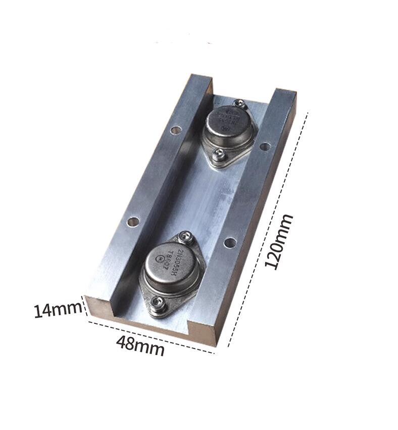 1PCS Grooved transistor aluminum thermal bridge