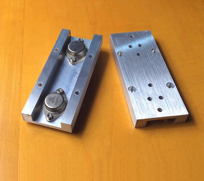 1PCS Grooved transistor aluminum thermal bridge
