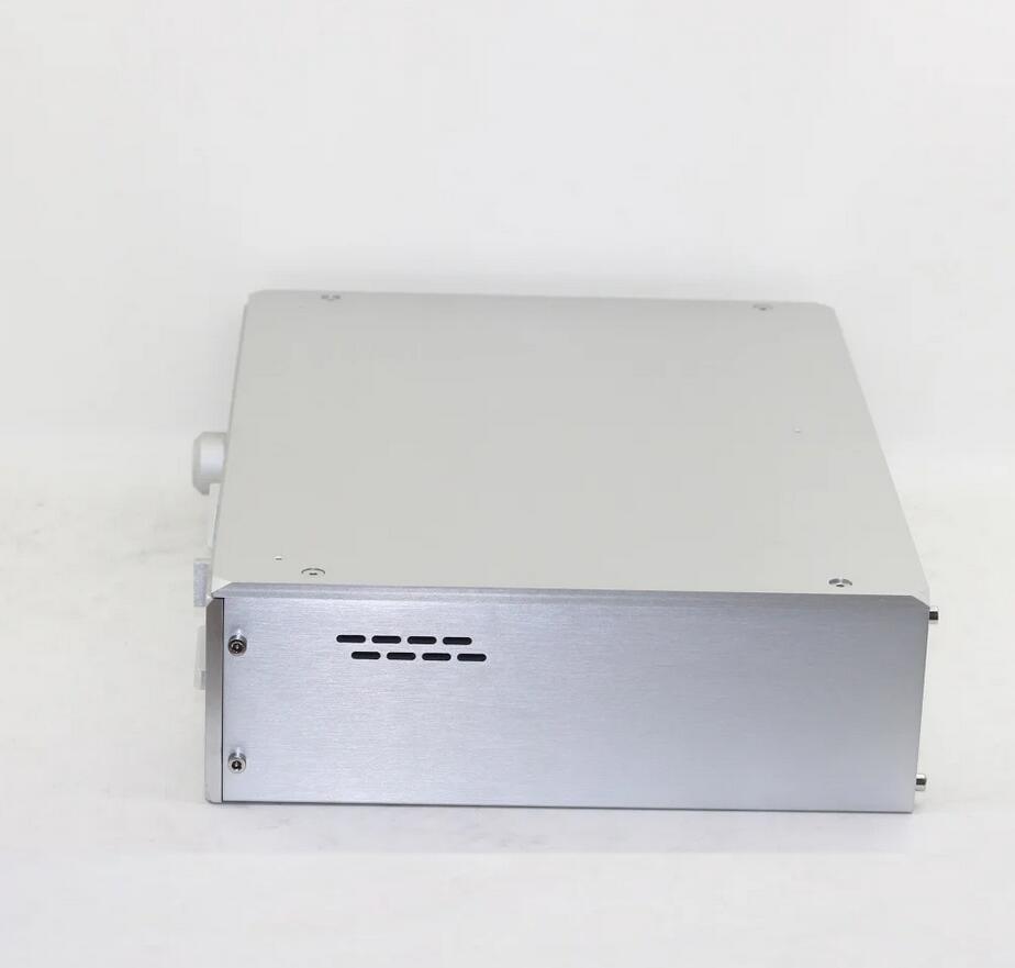 BZ3208A Luxury Precision full aluminum chassis silver hifi diy Amplifier Case With VU Meter