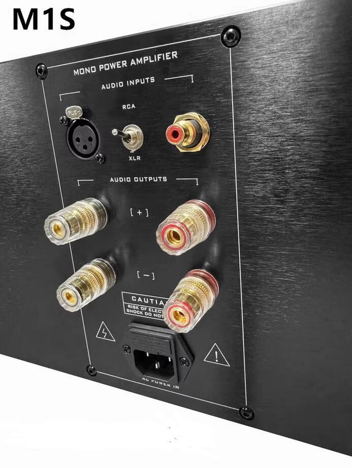 M1S Hi-end High power split type 50~500W class AB audio power amplifier With balanced input