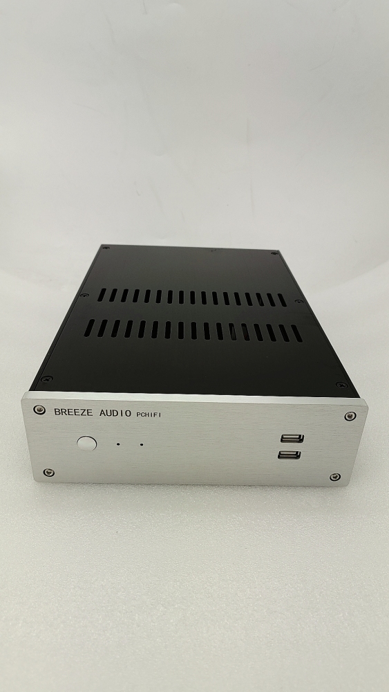 2207 HTPC using DC-ATX full aluminum chassis dual 3.5 hard drive version ITX computer Case