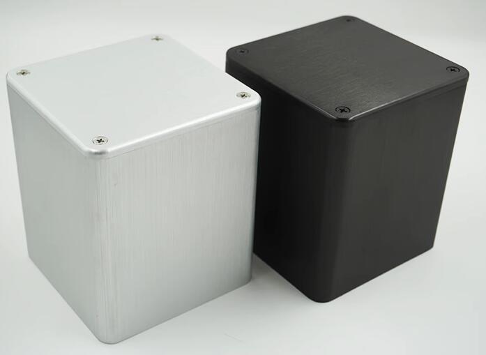 1pcs square aluminum transformer cover for output transformer 110*110*130 mm
