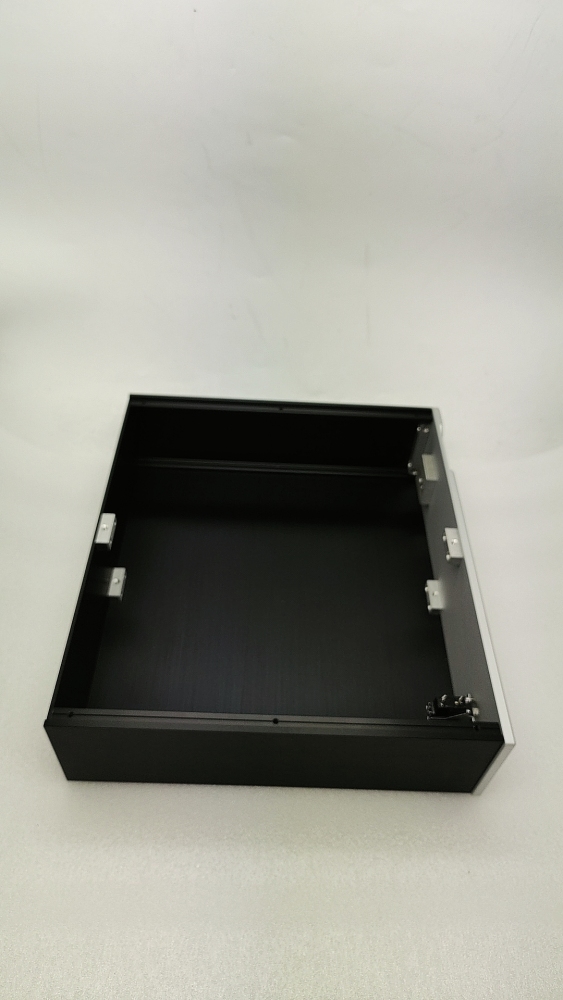 Fashionable and personalized all aluminum power amplifier case tube amp DIY chassis with knob JY
