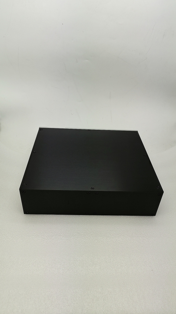 Fashionable and personalized all aluminum power amplifier case tube amp DIY chassis with knob JY