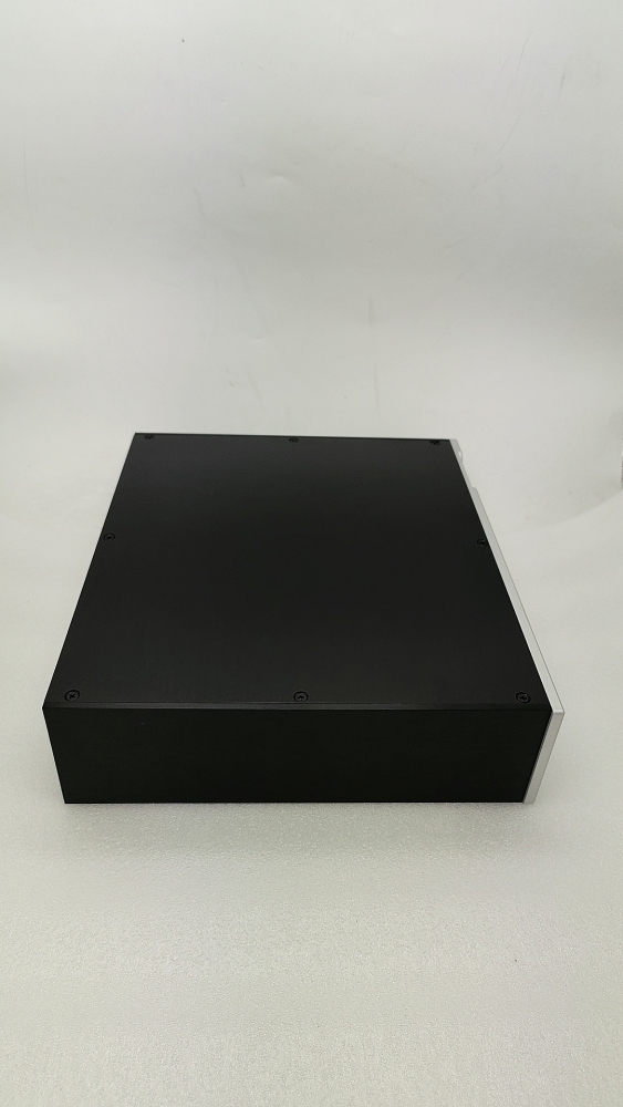 Fashionable and personalized all aluminum power amplifier case tube amp DIY chassis with knob JY