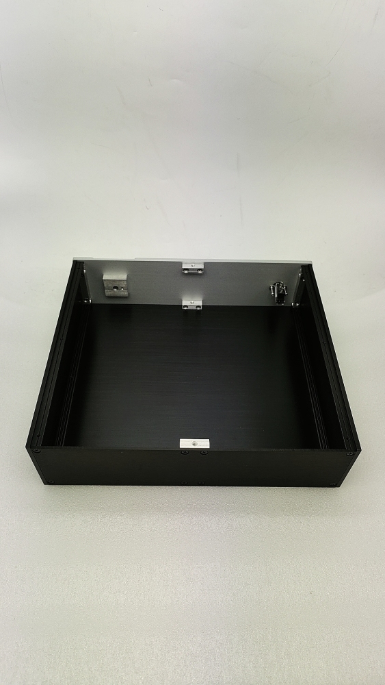 Fashionable and personalized all aluminum power amplifier case tube amp DIY chassis with knob JY