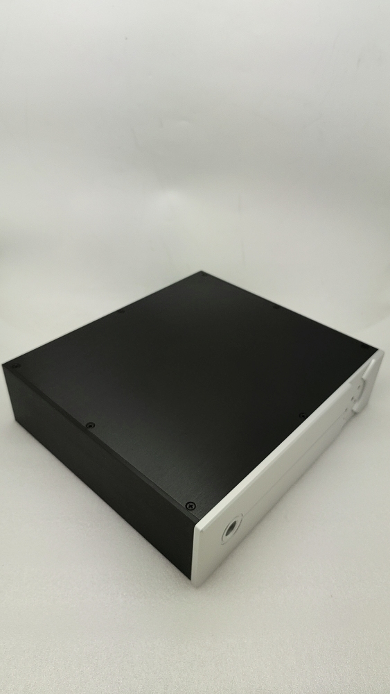 Fashionable and personalized all aluminum power amplifier case tube amp DIY chassis with knob JY