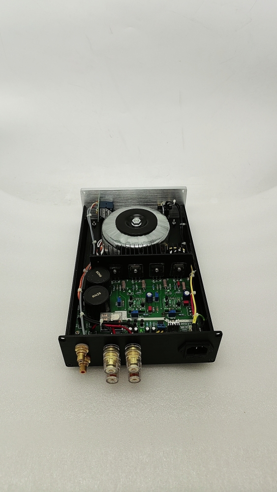 Finished MOSX35 Field effect transistor Class AB stereo 70W*2 audio power amplifier can Adjustable Class A