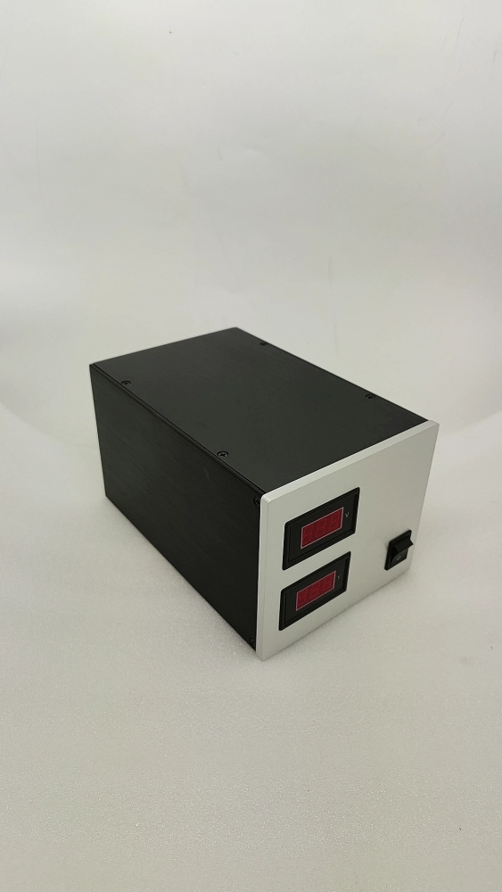 Dual display input and output voltage transformer box dual voltmeter ...