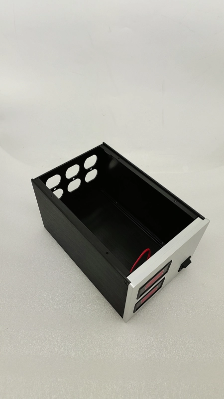 Dual display input and output voltage transformer box dual voltmeter ...