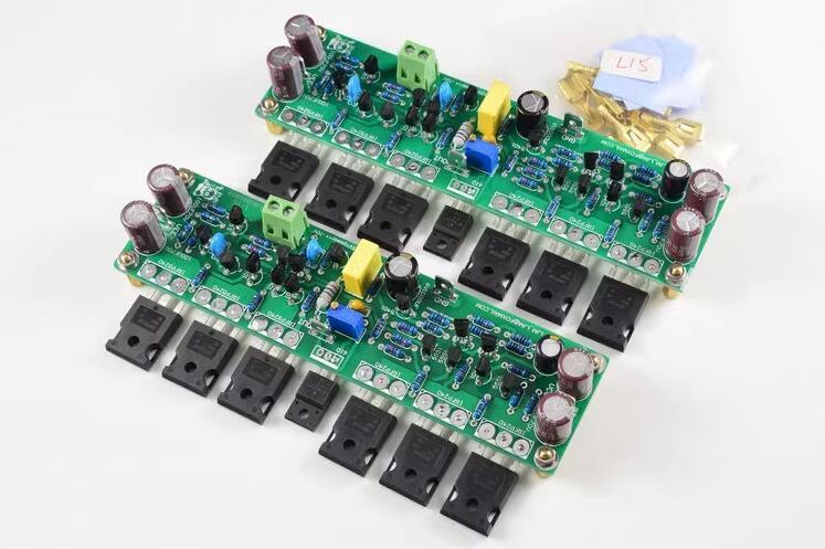 One pair L15 MOSFET Assembled 150W*2 Amplifier Board With IRFP240 IRFP9240 transistor