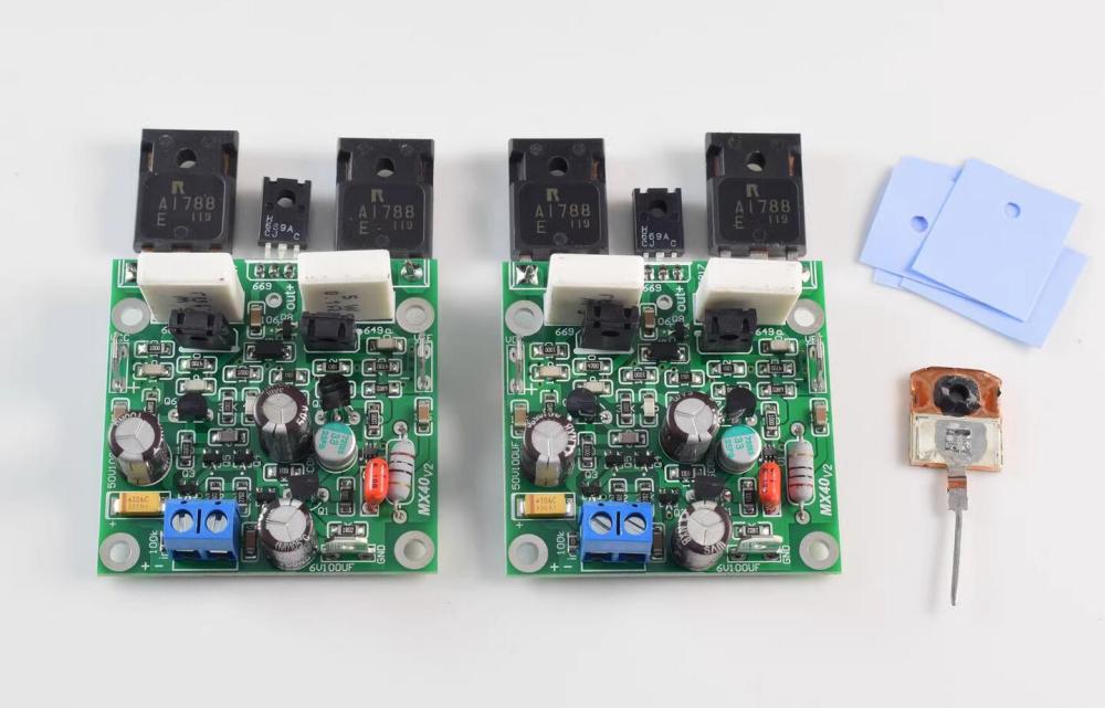 MX40 hifi stereo 50W*2 Mini DIY finished amplifier board Beyond LM3886