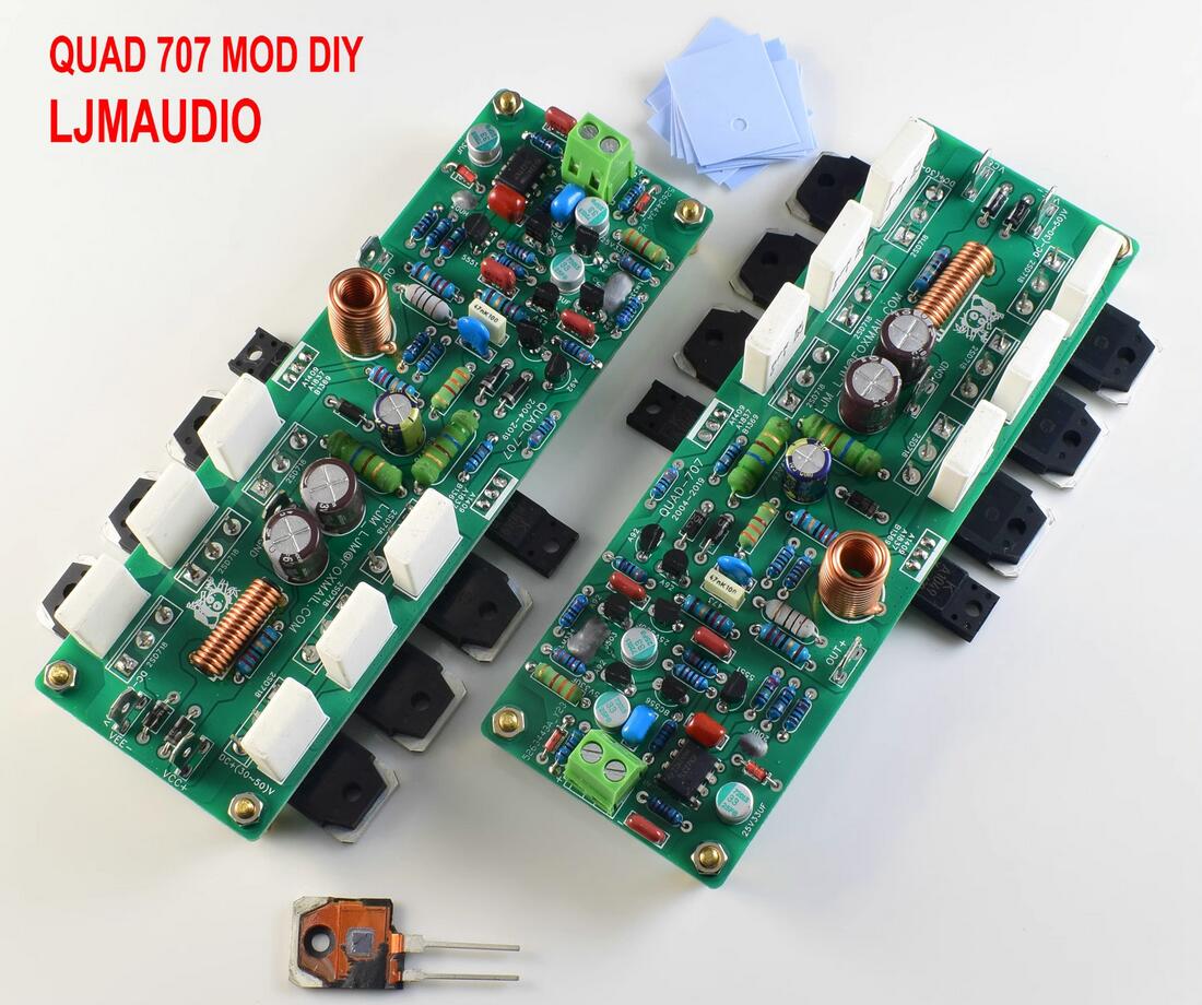 ClassicsoundFinishedQUAD707MODPurepoweramplifierboardBaseonQUAD-707circuit