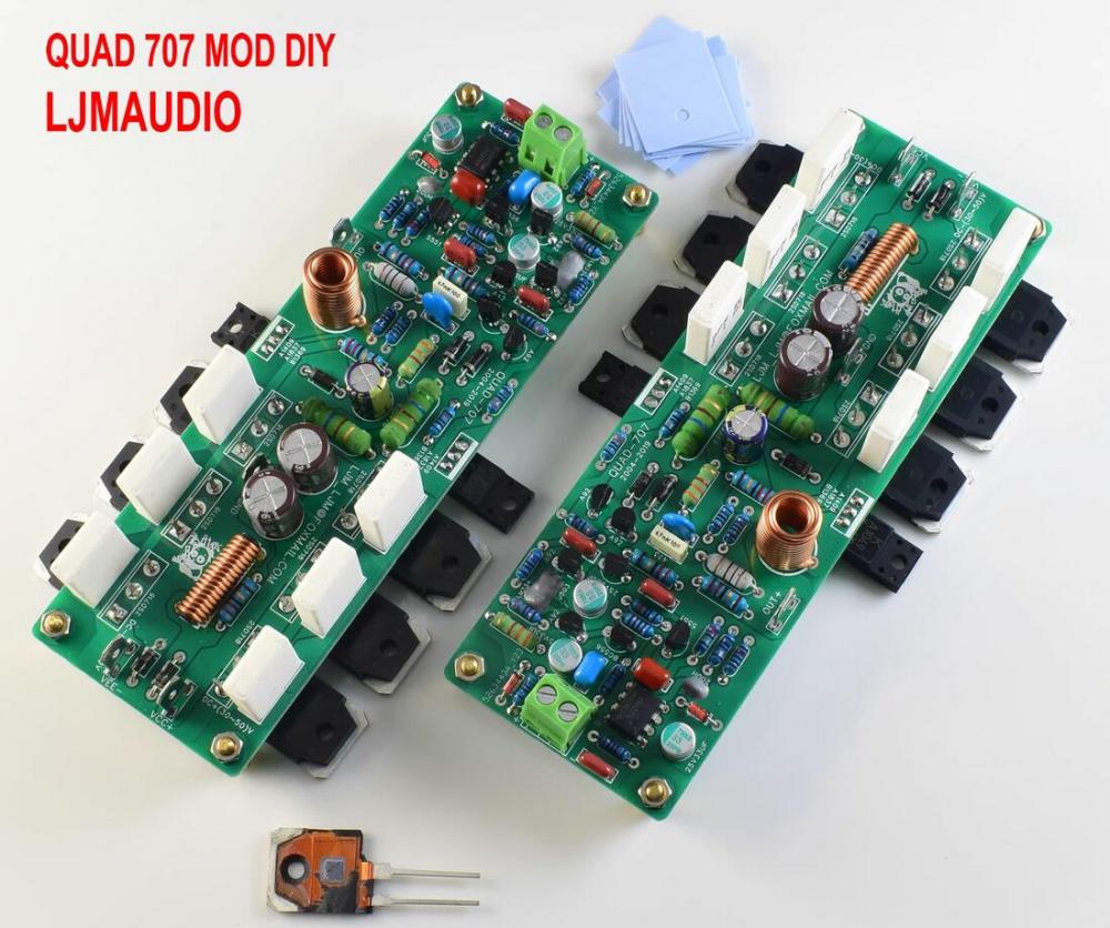 Classic sound Finished QUAD707 MOD Pure power amplifier board Base on QUAD-707 circuit