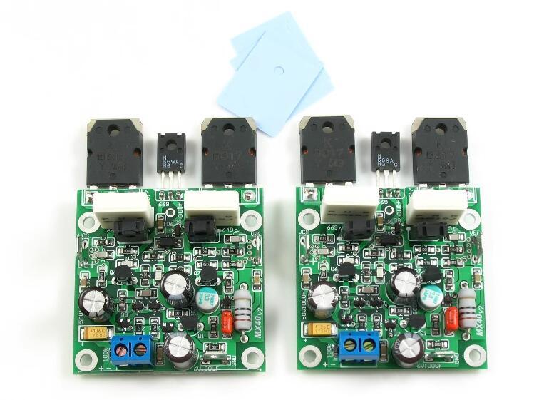 MX40 hifi stereo 50W*2 Mini DIY finished amplifier board Beyond LM3886