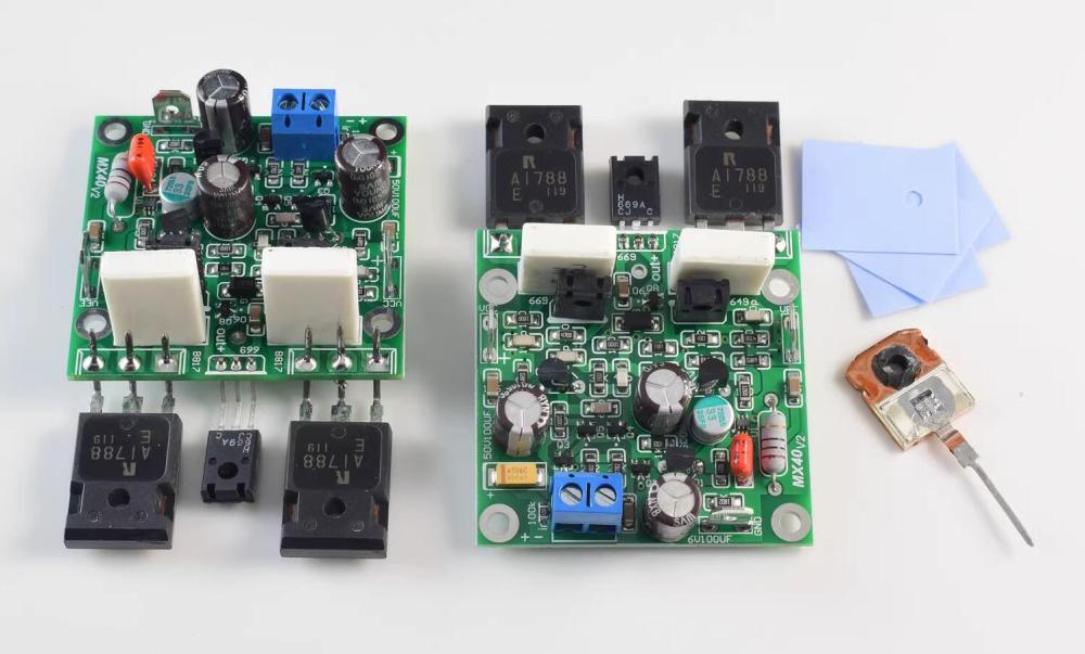 MX40 hifi stereo 50W*2 Mini DIY finished amplifier board Beyond LM3886