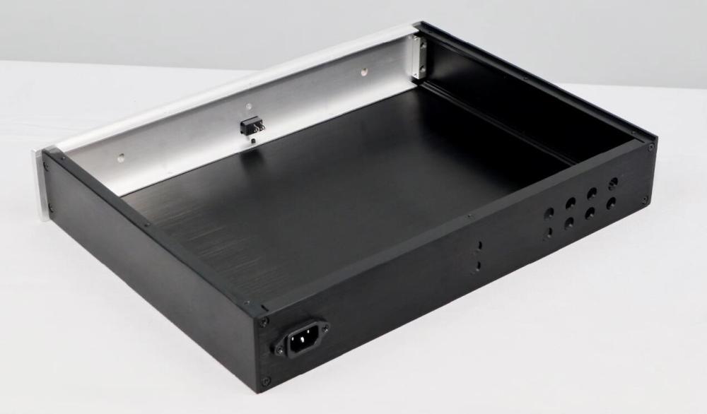 4307 All Aluminum Power Amplifier Chassis DIY Audio hifi preamp case With Knob
