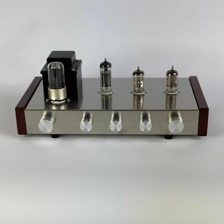 New  12AX7 electronic tube high and low tone hifi stereo preamplifier