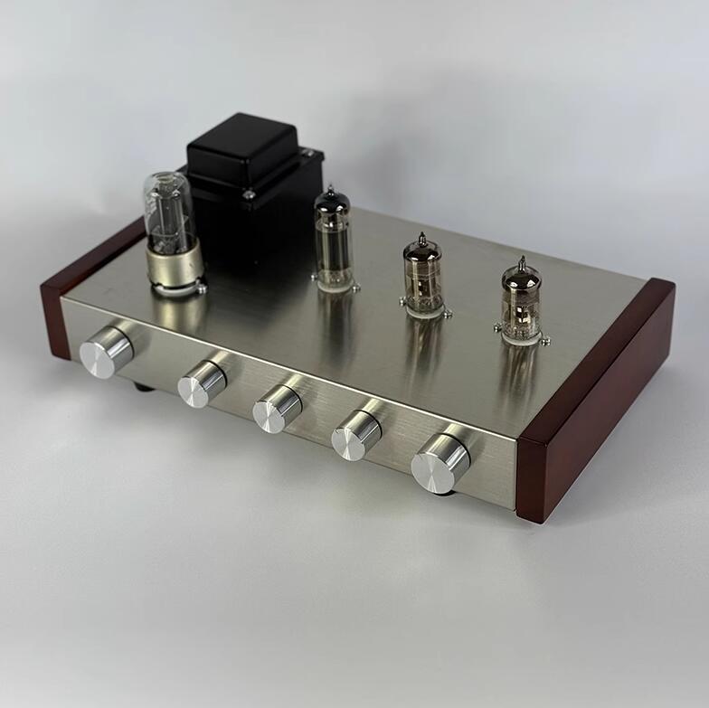 New  12AX7 electronic tube high and low tone hifi stereo preamplifier