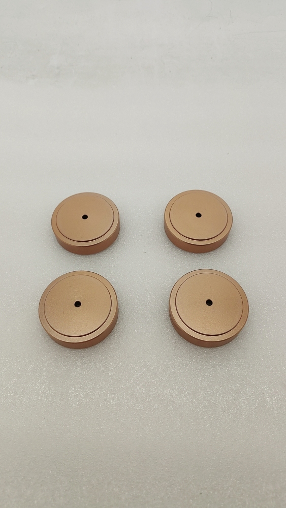 4pcs Diameter 58MM All Aluminum Audio Sound Amplifier Machine Feet Speaker Foot Nails Tripod Shock Absorber Cushion