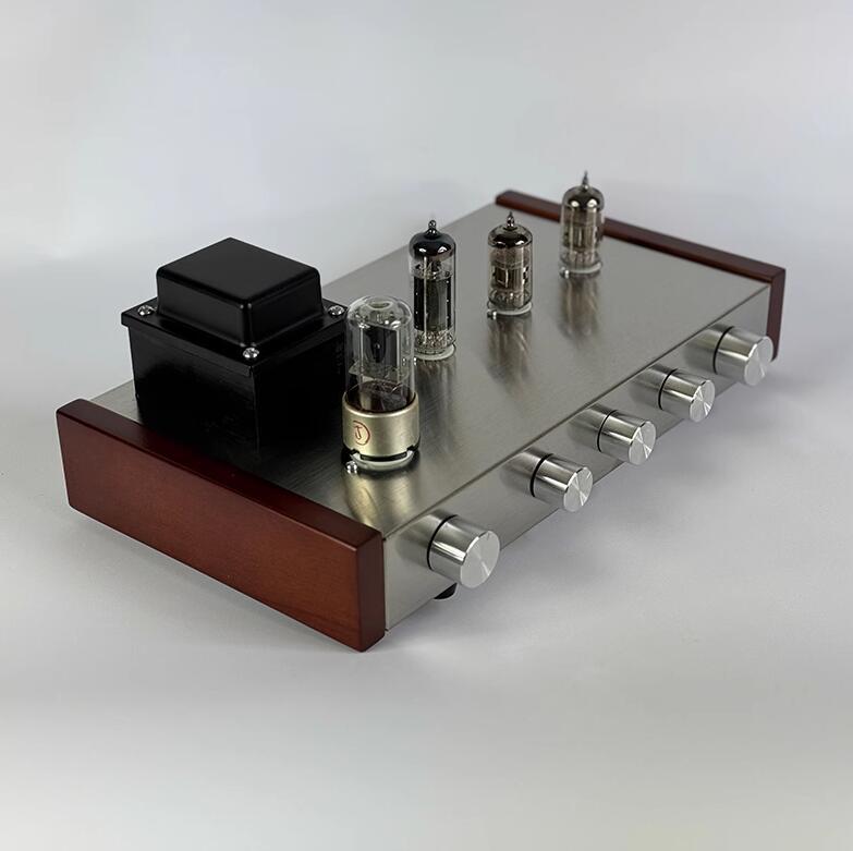 New  12AX7 electronic tube high and low tone hifi stereo preamplifier