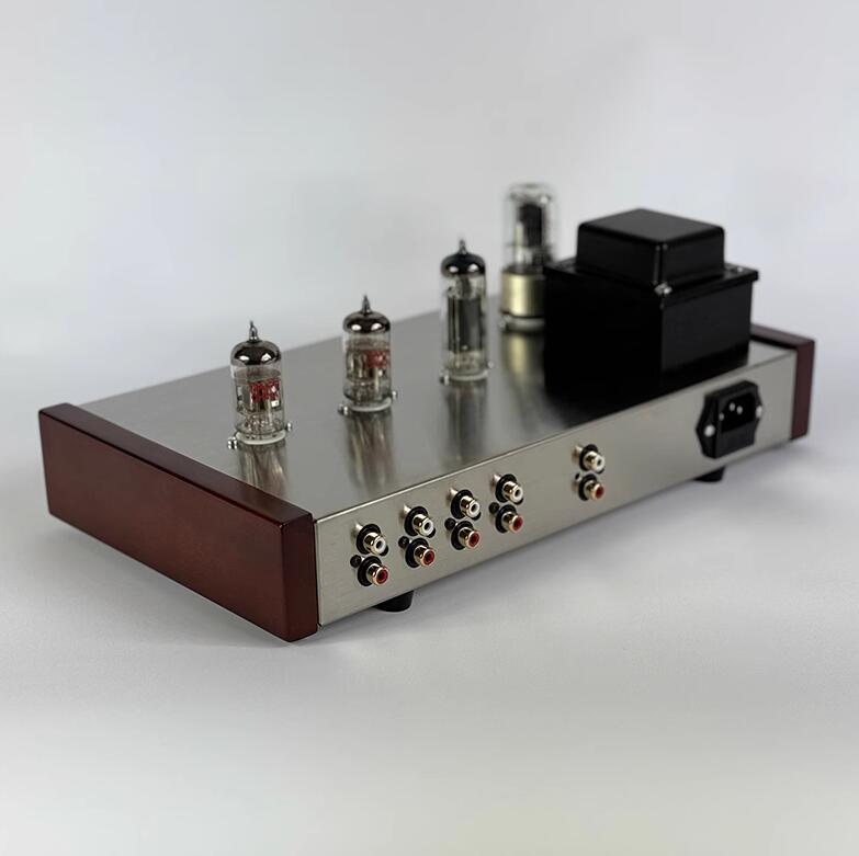 New  12AX7 electronic tube high and low tone hifi stereo preamplifier