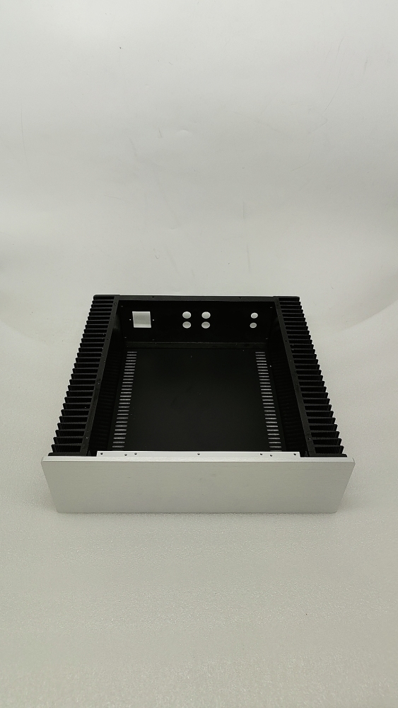 Q3 aluminum front panel amplifier chassis / Preamp / Class A / External radiator / AMP Enclosure / case / DIY box (320*100*300mm)