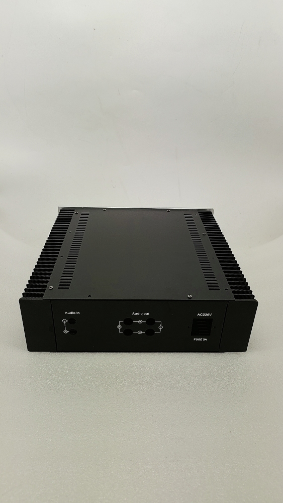 Q3 aluminum front panel amplifier chassis / Preamp / Class A / External radiator / AMP Enclosure / case / DIY box (320*100*300mm)