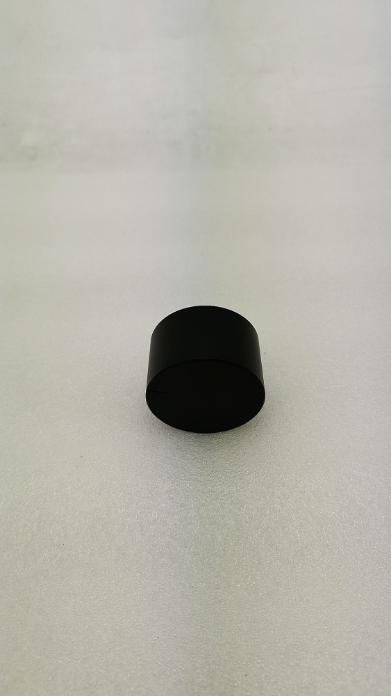 black Diameter 48mm Height 30mm Cylindrical solid aluminum power amplifier knob Potentiometer volume knob with Indicator