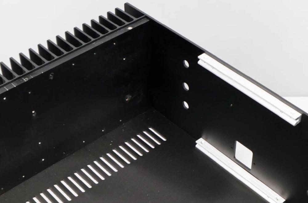 personality fashion Full Aluminum class A Post Mcintosh Amplifier Chassis heatsink on both sides hifi DIY box