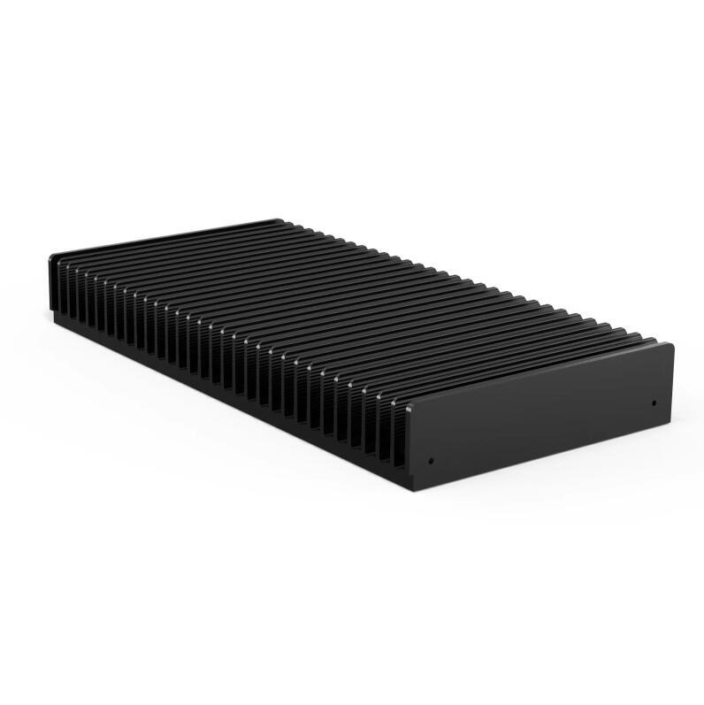 1pcs 400mm*Xmm*50mm Full Aluminum E Heatsink For Power Amplifier DIY Radiator