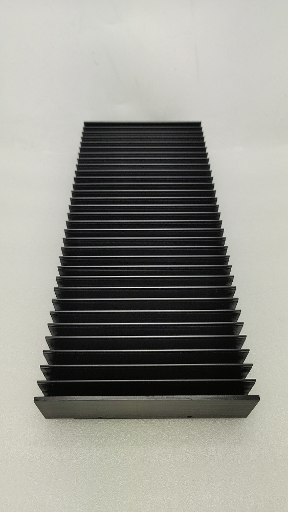 Extra Large Class A HIFI Power Amplifier Special Aluminum Radiator Blackened Brushed heatsink have opened Hole 400 * 50 * 174mm