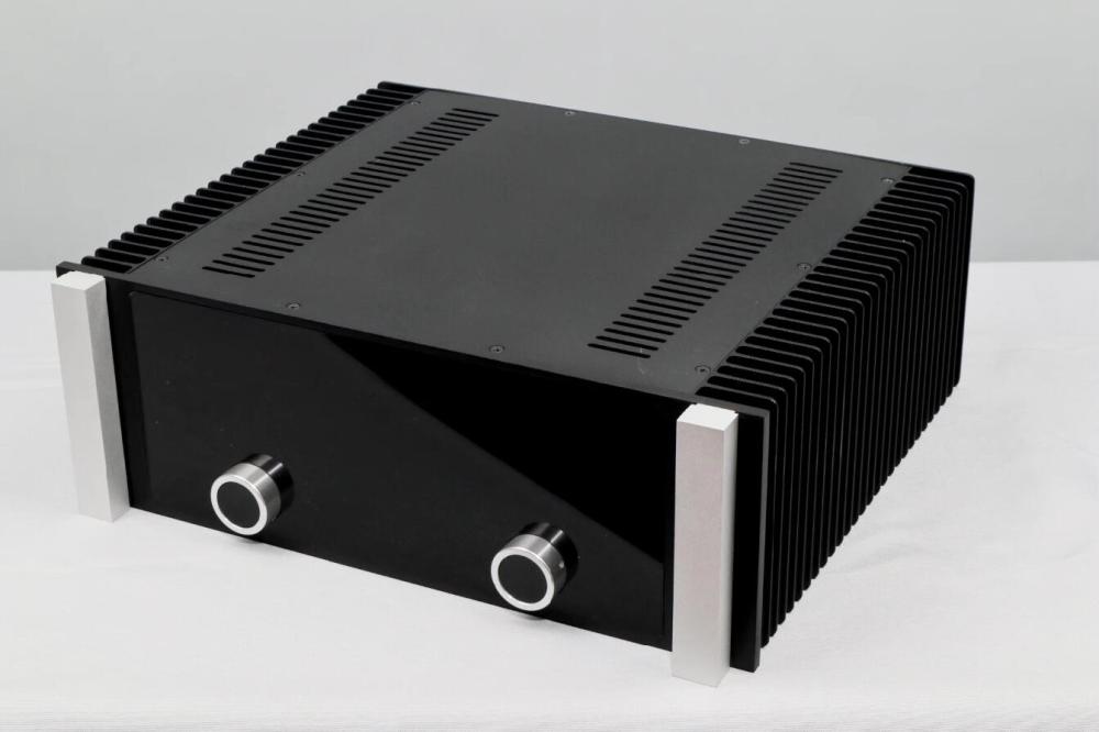 personality fashion Full Aluminum class A Post Mcintosh Amplifier Chassis heatsink on both sides hifi DIY box