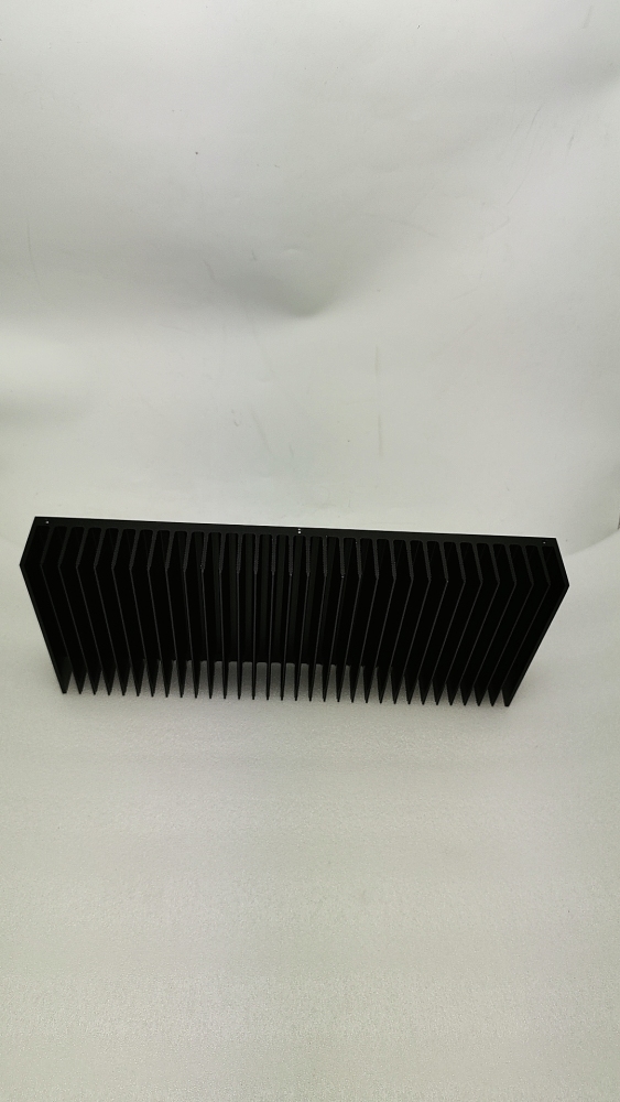 Extra Large Class A HIFI Power Amplifier Special Aluminum Radiator Blackened Brushed heatsink have opened Hole 400 * 50 * 174mm