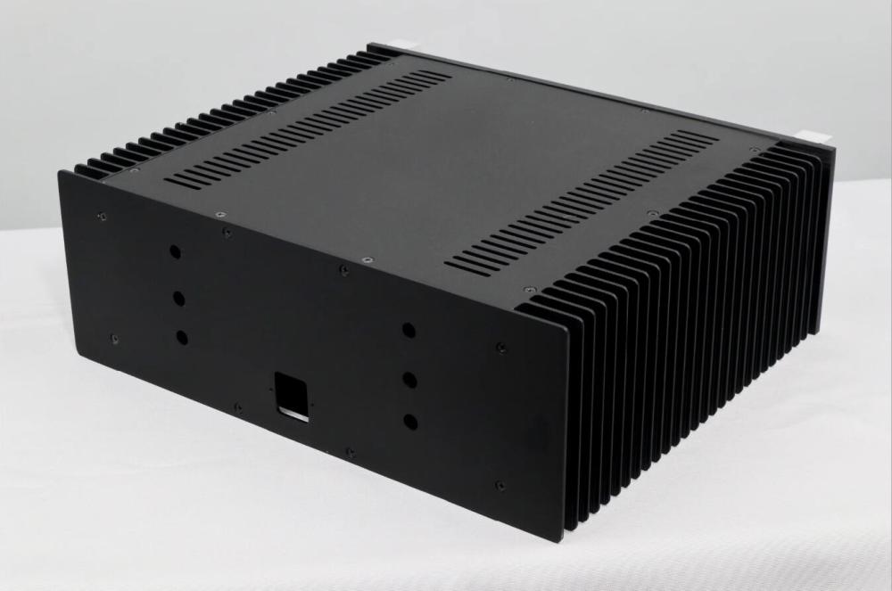 personality fashion Full Aluminum class A Post Mcintosh Amplifier Chassis heatsink on both sides hifi DIY box